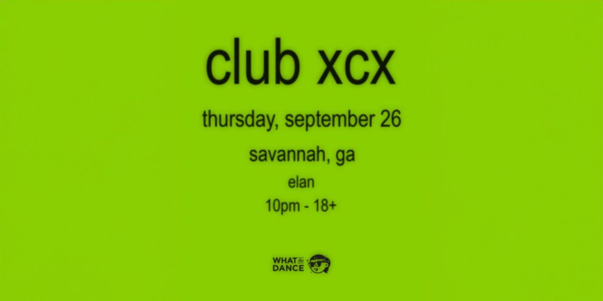 club xcx at Elan Savannah(Thu, Sep. 26th)