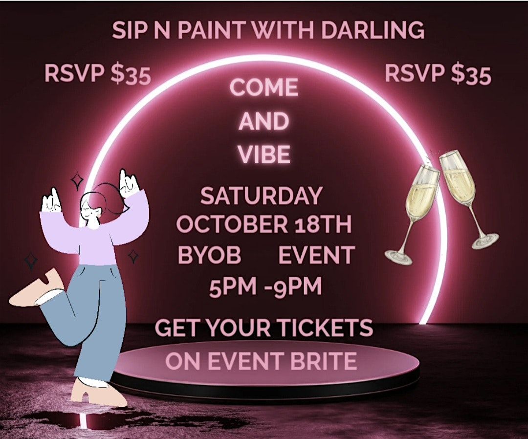 Come SIP N Paint with Darling