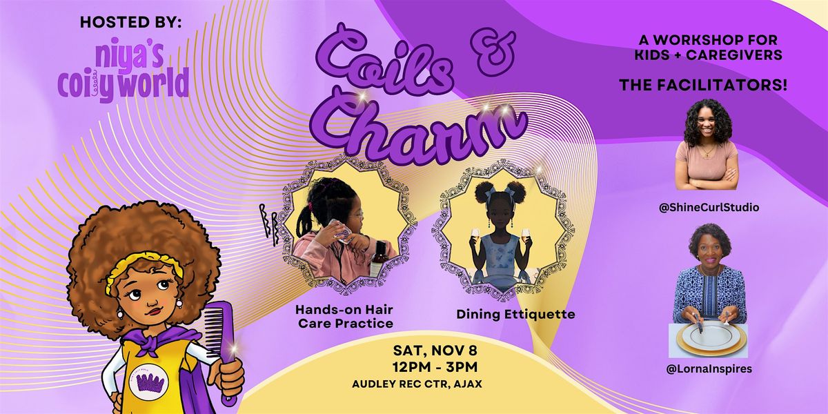Coils and Charm: Hair Care Workshop for Kids 5-10