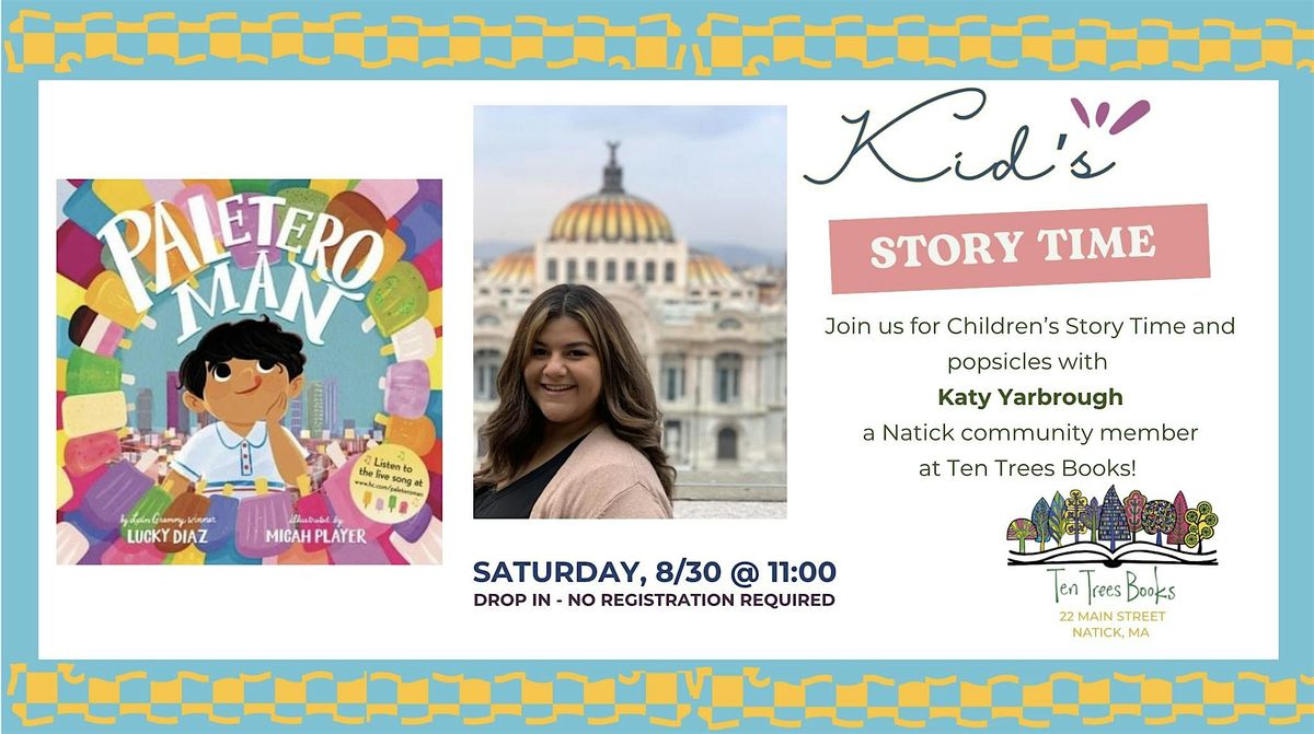 Children's Storytime and Popsicles with Katy Yarborough