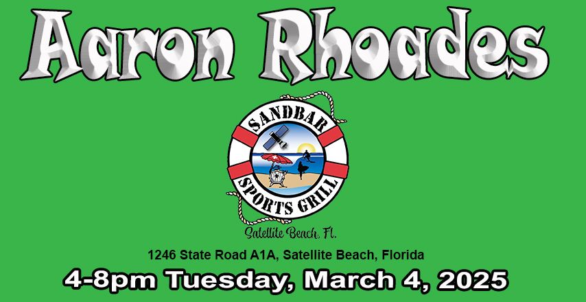 AARON RHOADES \/ SANDBAR SATELLITE - TACO TUE, MARCH 4, 2025