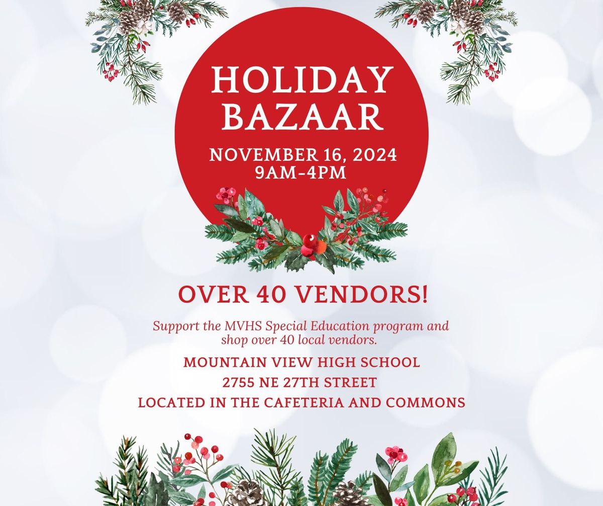 MVHS Holiday Craft Bazaar 