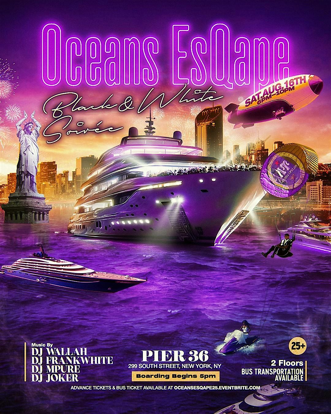 Oceans EsQape Black & White Soiree