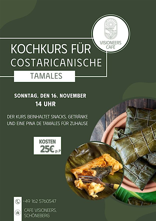 Kochkurs f\u00fcr Costaricanische Tamales
