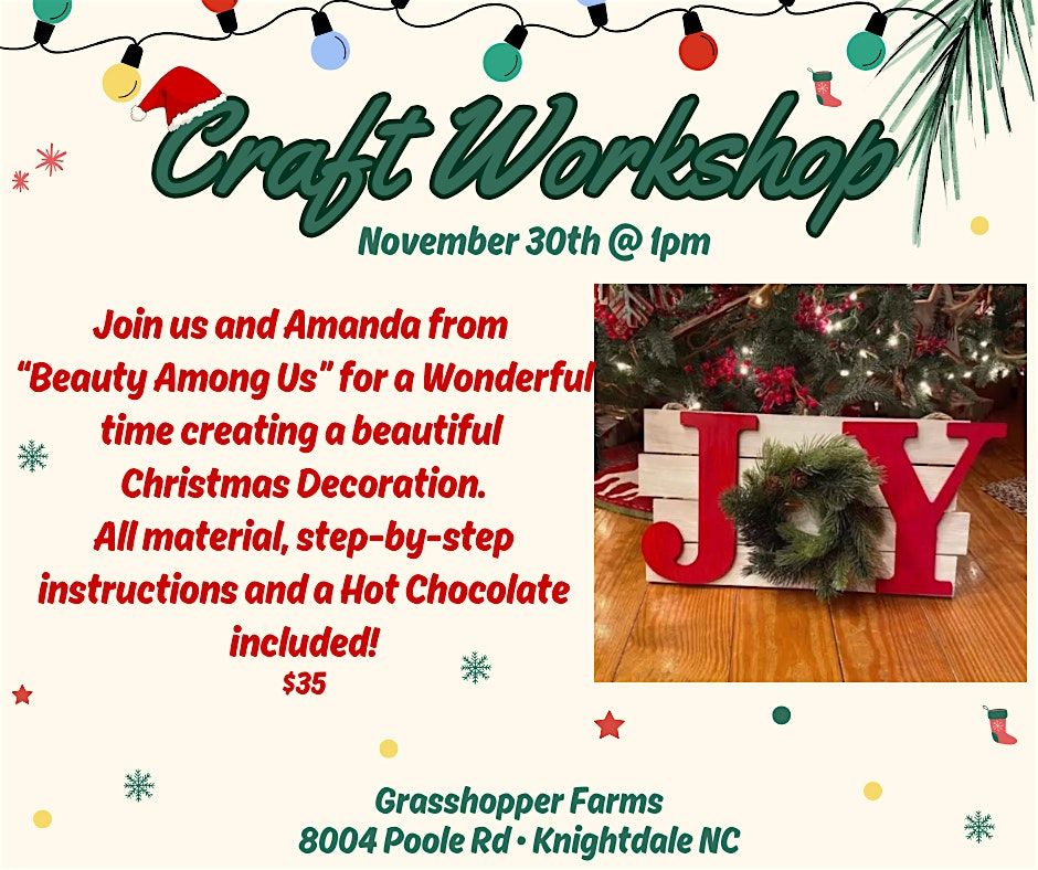 Christmas Craft Workshop