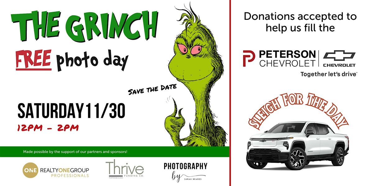 FREE Photos with The Grinch @ Realty ONE Group Professionals