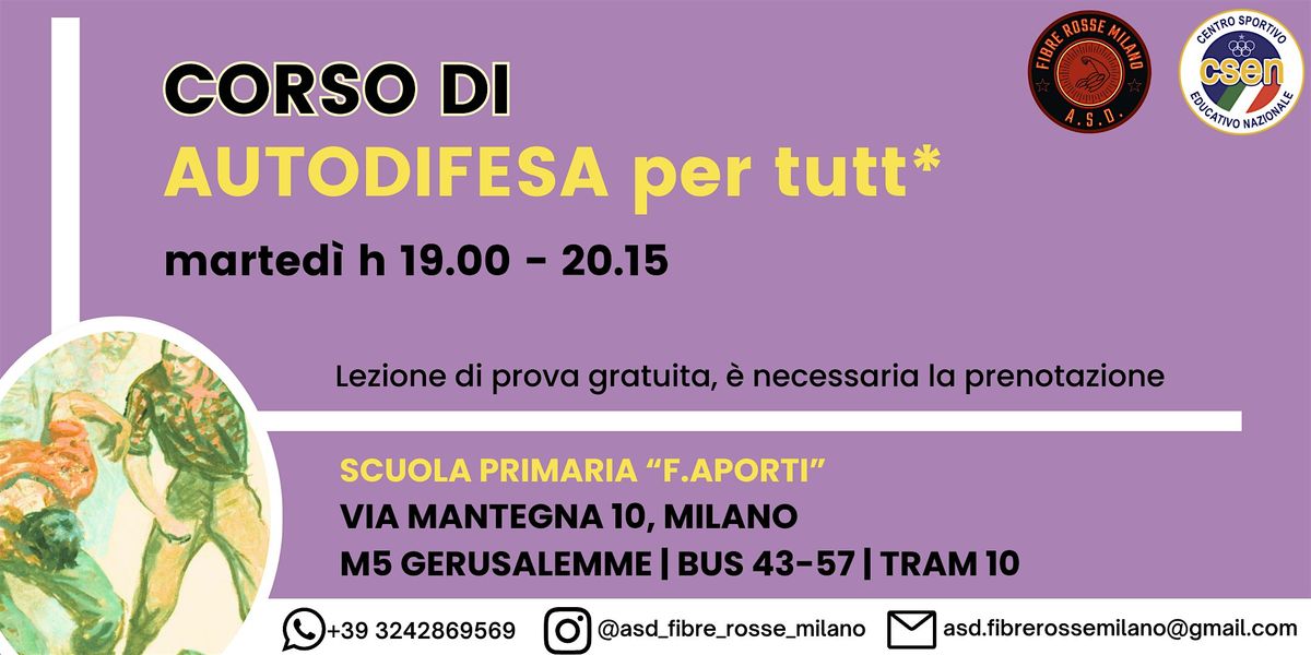 Corso di Autodifesa per tutt*