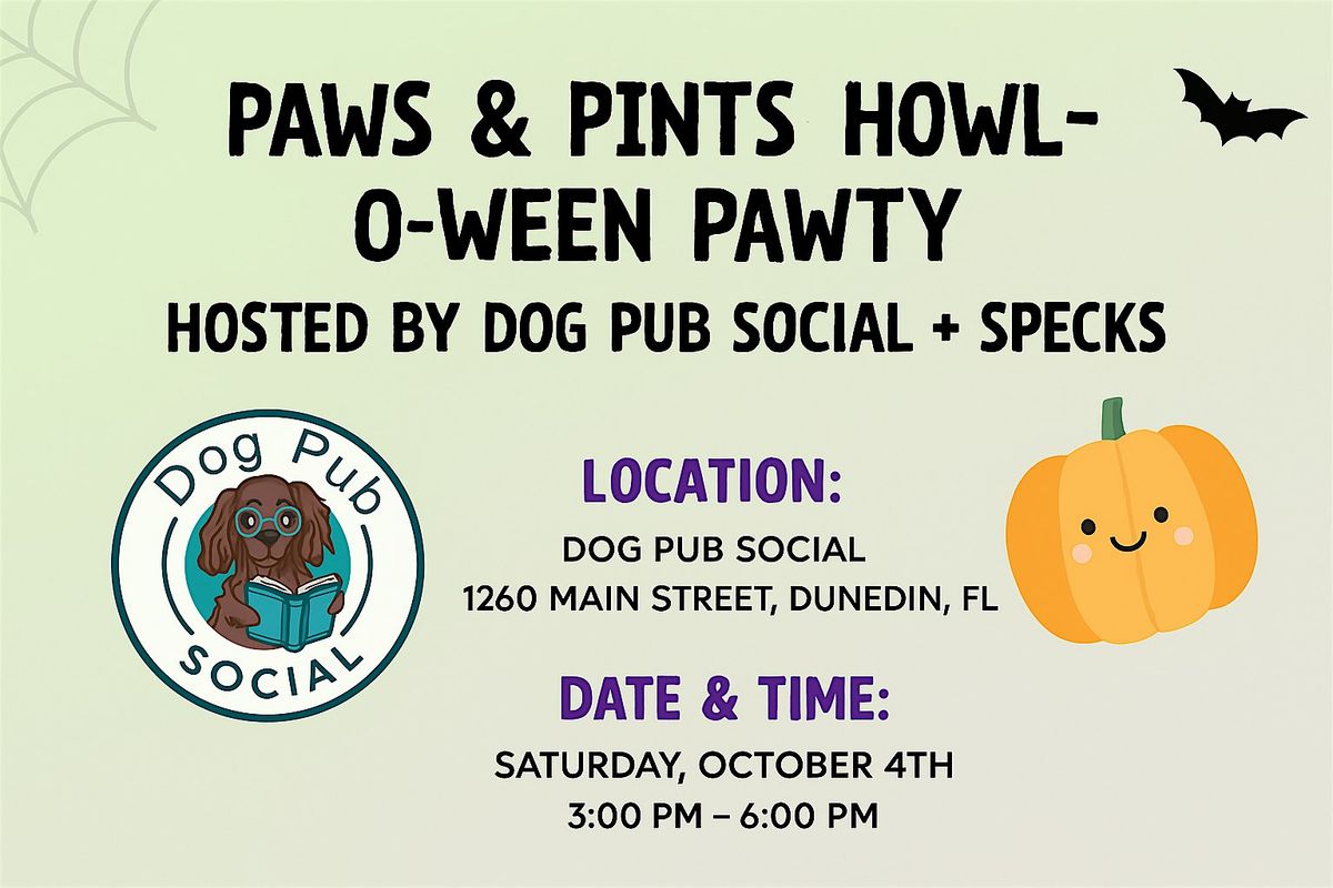 Paws & Pints Howl-O-Ween Dog Party!