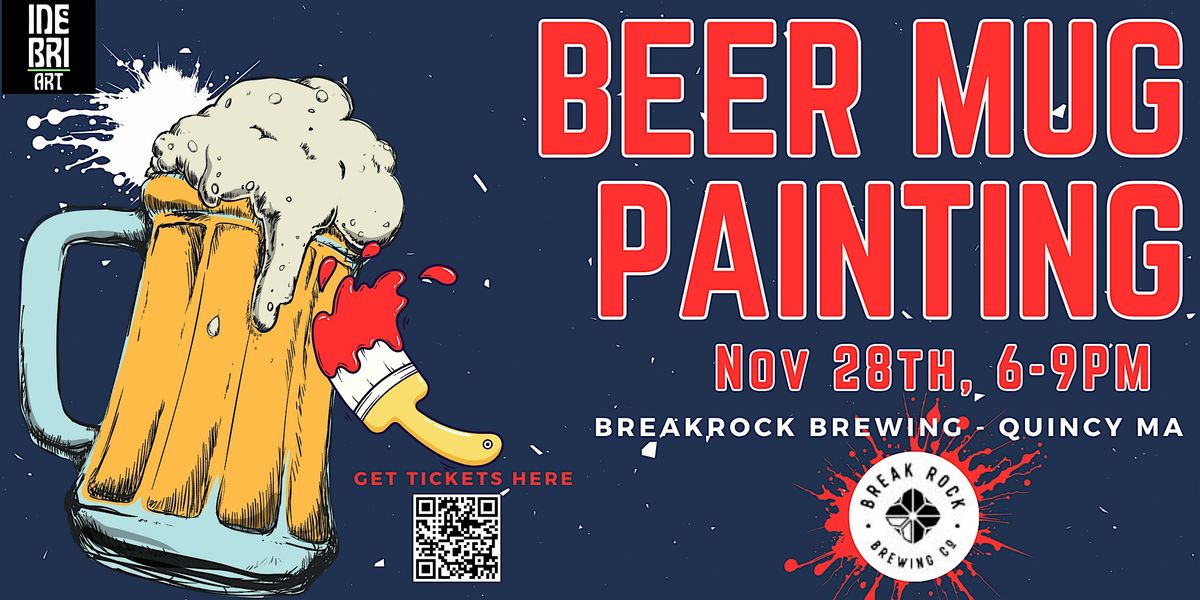 Beer Mug Painting at Break Rock Brewing Co