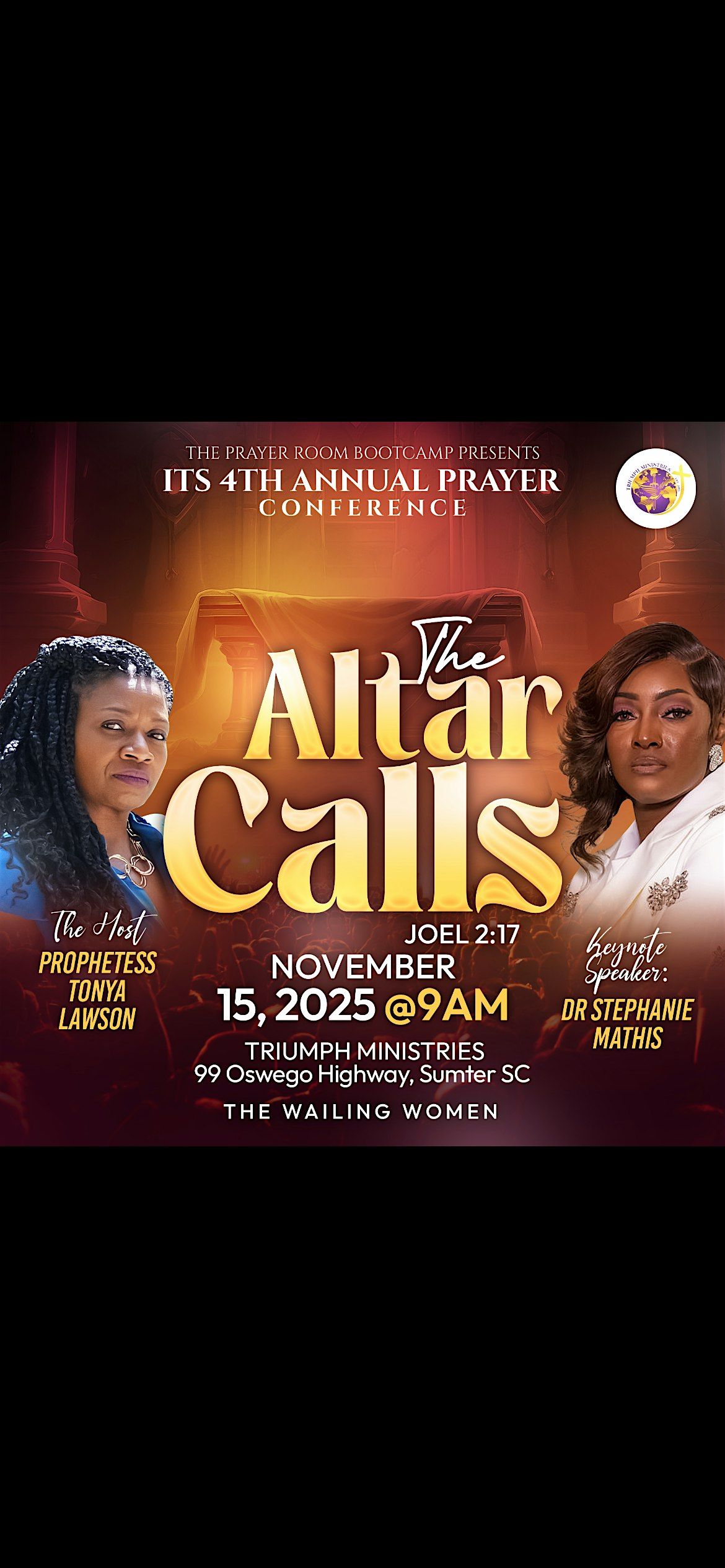 The Prayer Room Bootcamp Presents \u201cAt The Altar \u201c