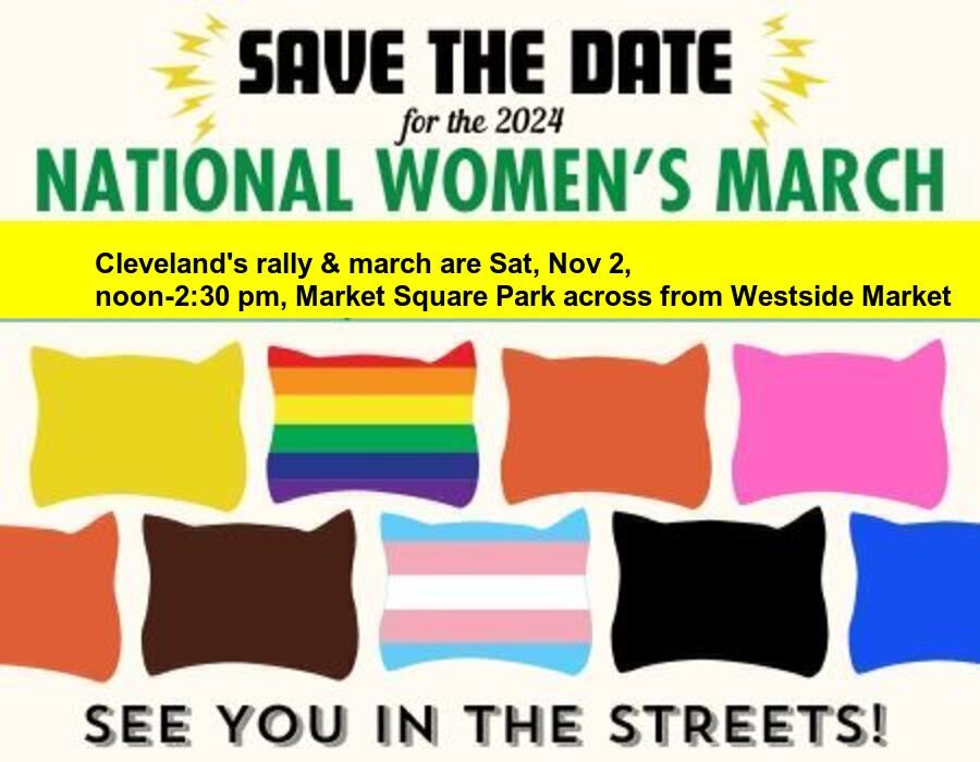 Cleveland's Nov 2 women's march 4 reproductive & civil rights