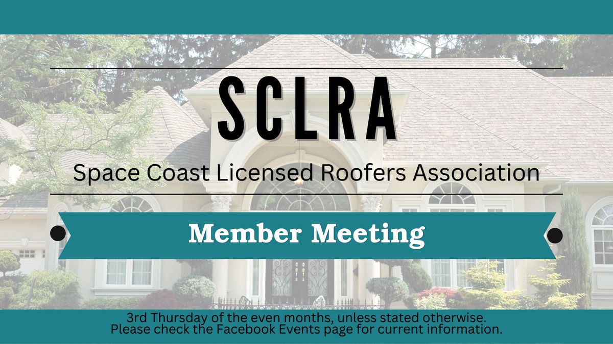 SCLRA Member Meeting