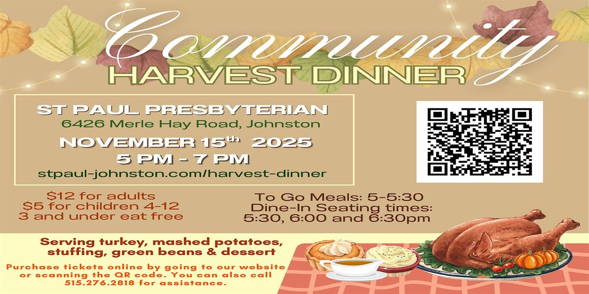 Community Harvest Dinner