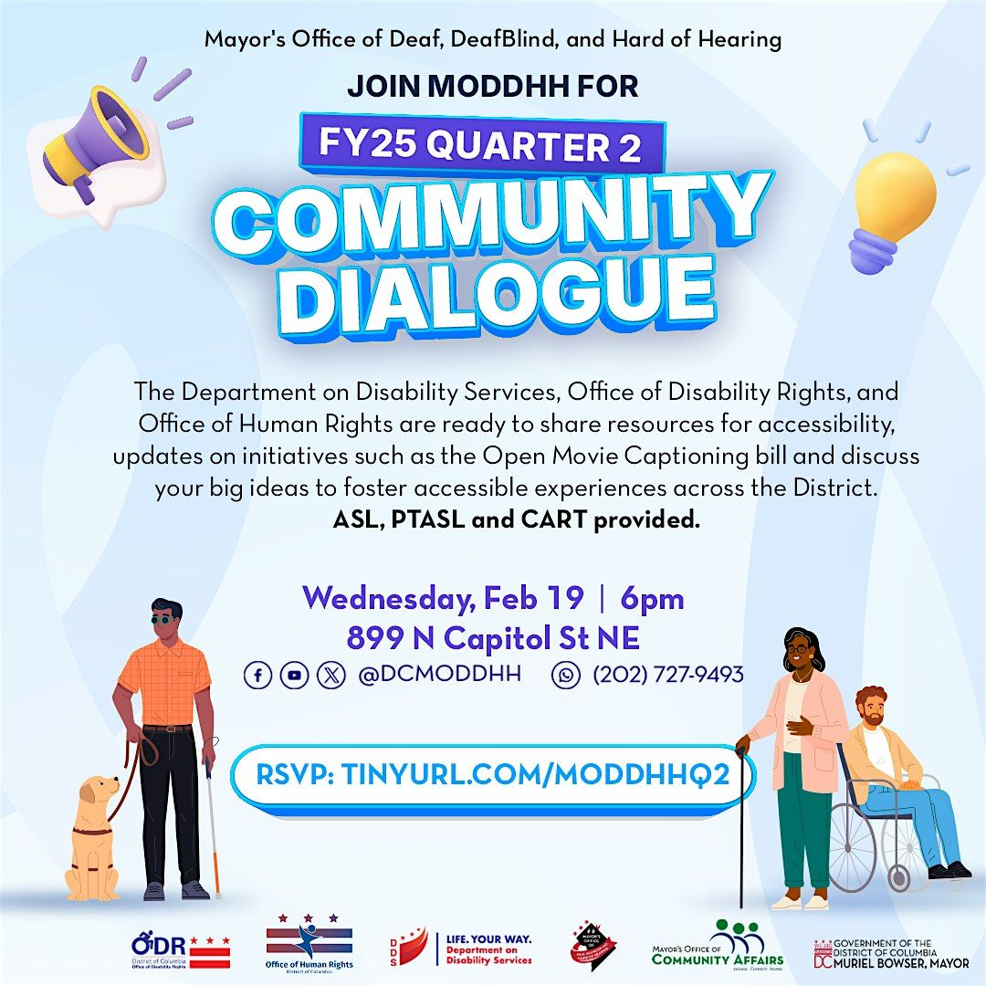 MODDHH Q2 Community Dialogue: Accessibility in Action