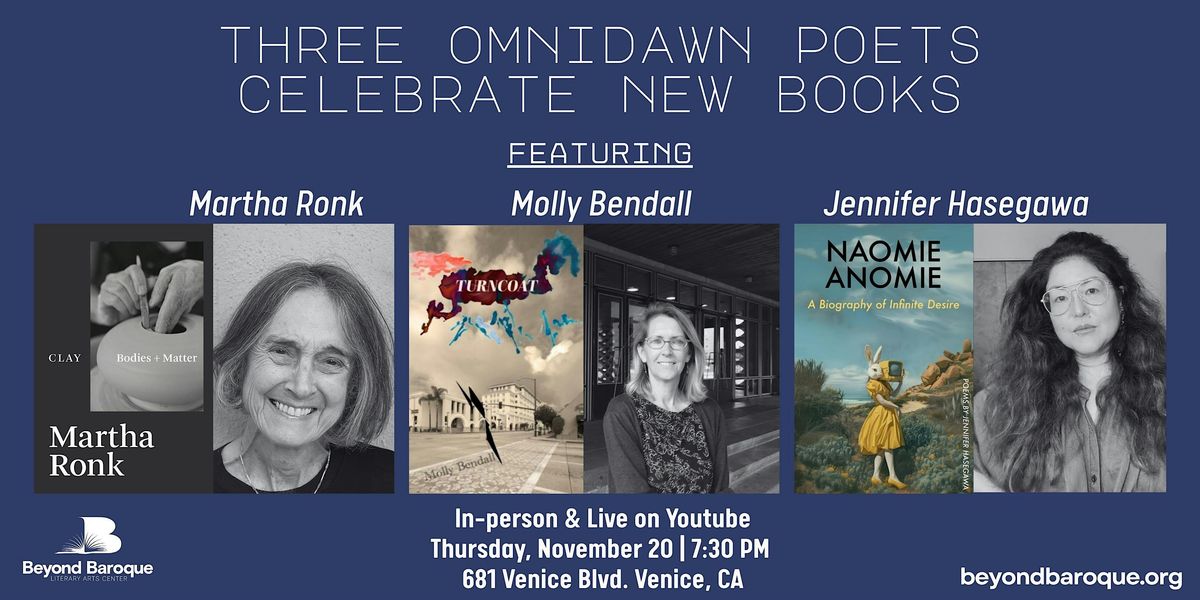 Three Omnidawn Poets Celebrate New Books