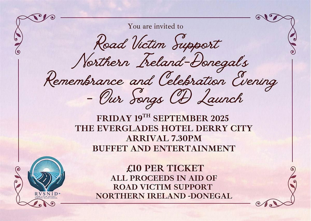 Rememberance & Celebration Evening- Our Song CD Launch