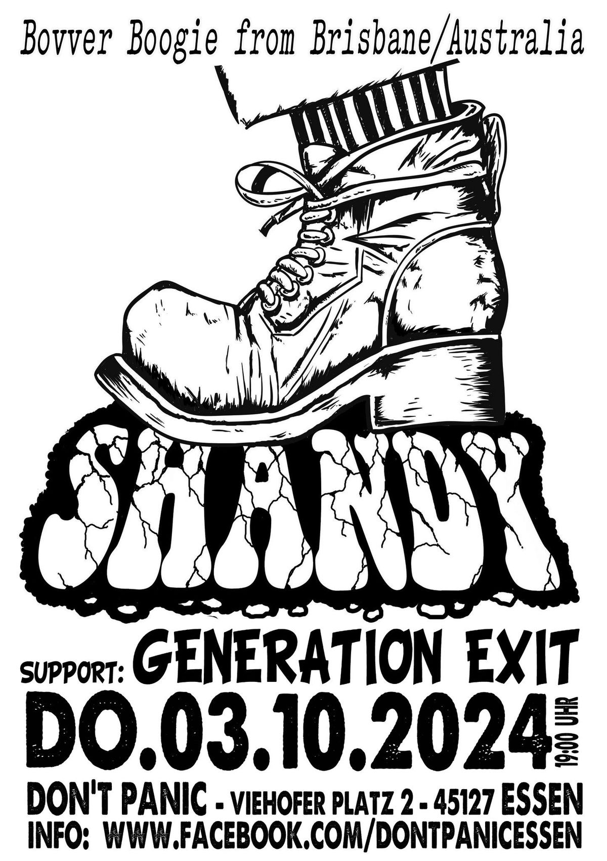 Shandy (Bootboy Glamrock Bovver-Boogie aus Australien) + Generation Exit