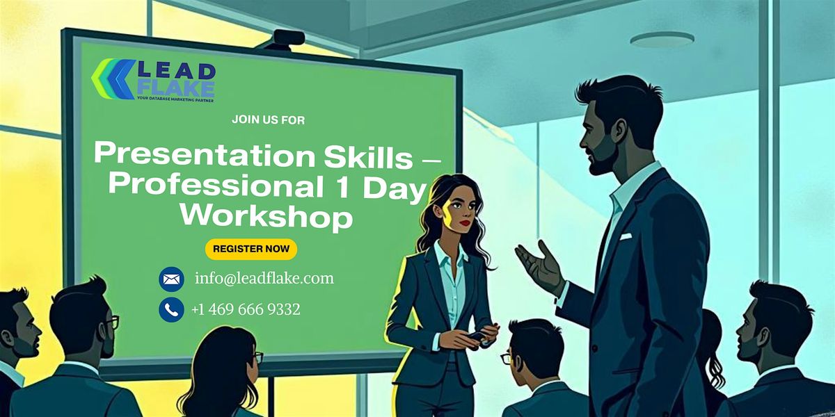 Presentation Skills \u2013 Professional 1 Day Workshop in Strasbourg