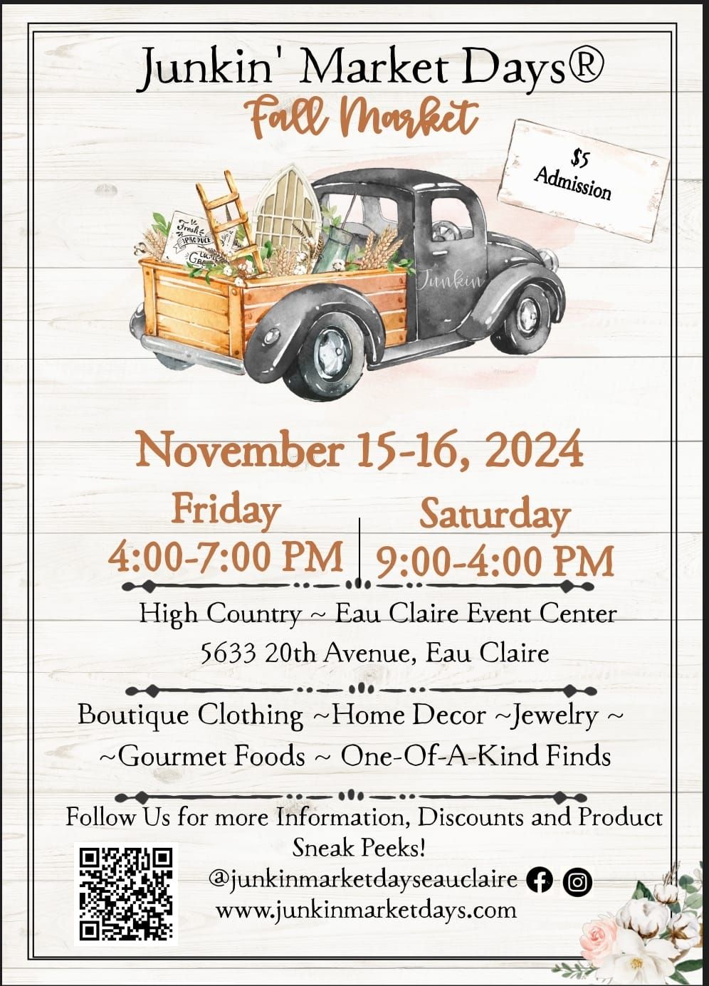 Junkin' Market Days-Eau Claire