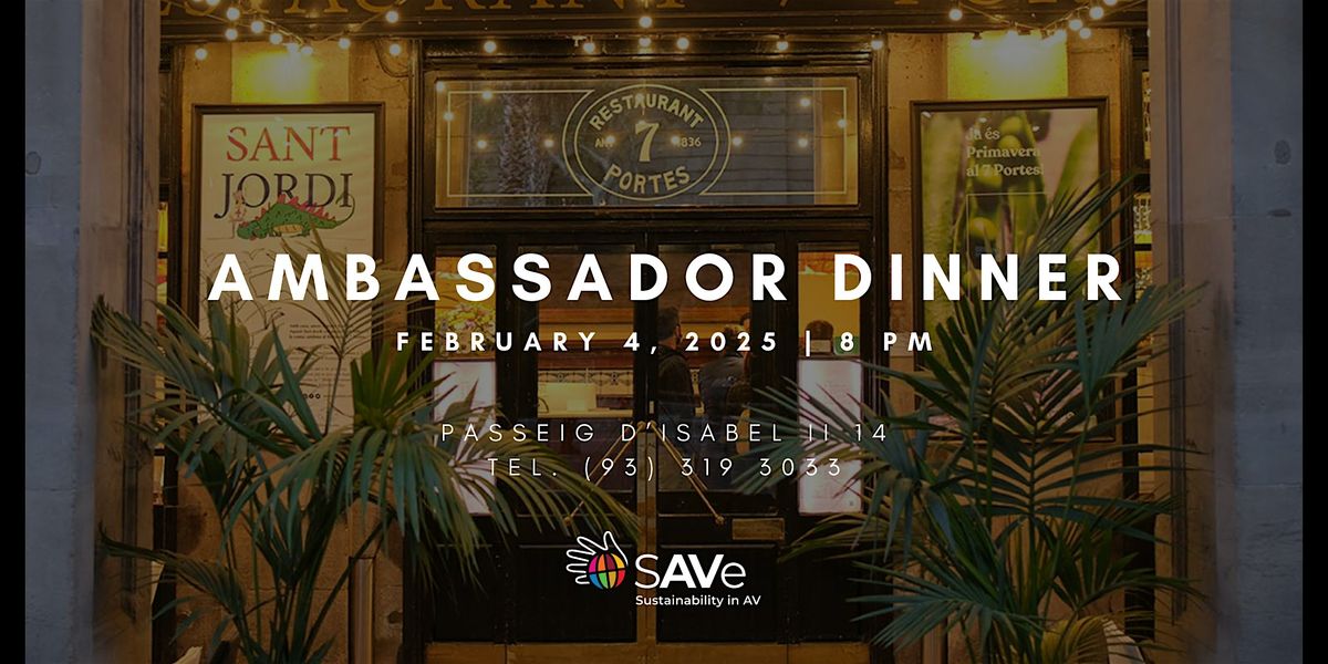 SAVe Ambassador Dinner