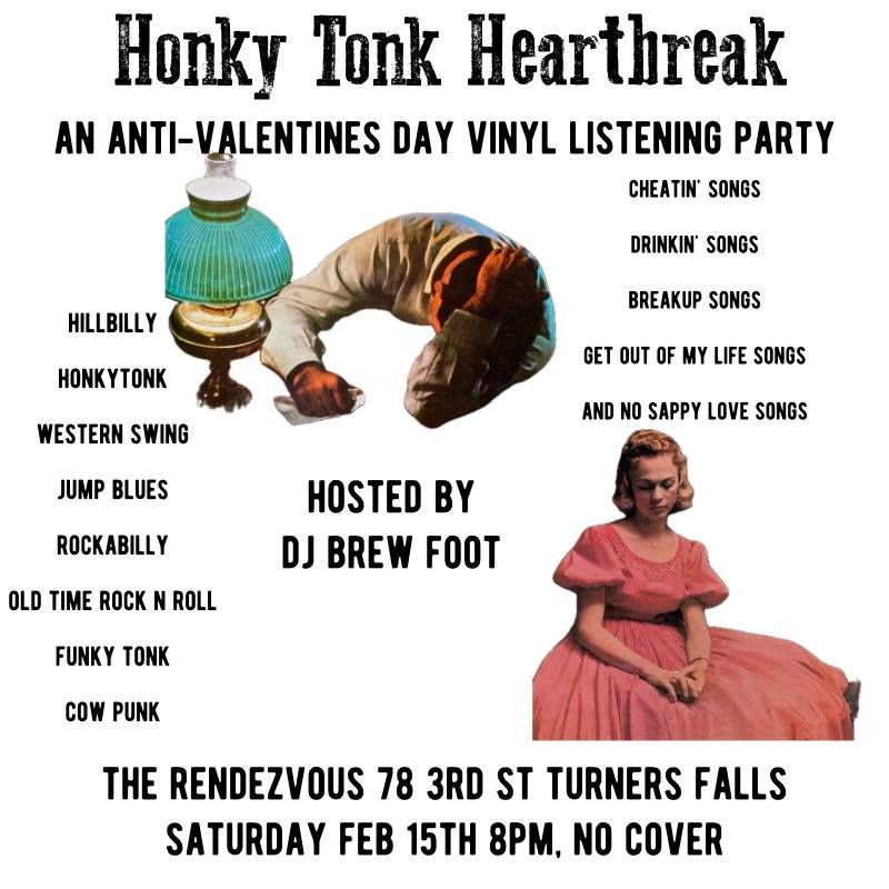 Honky Tonk Heartbreak - An Anti-Valentines Day Vinyl Listening Party