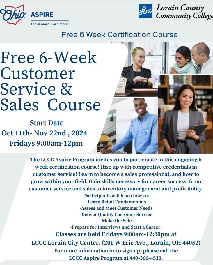 Customer Service and Sales Course