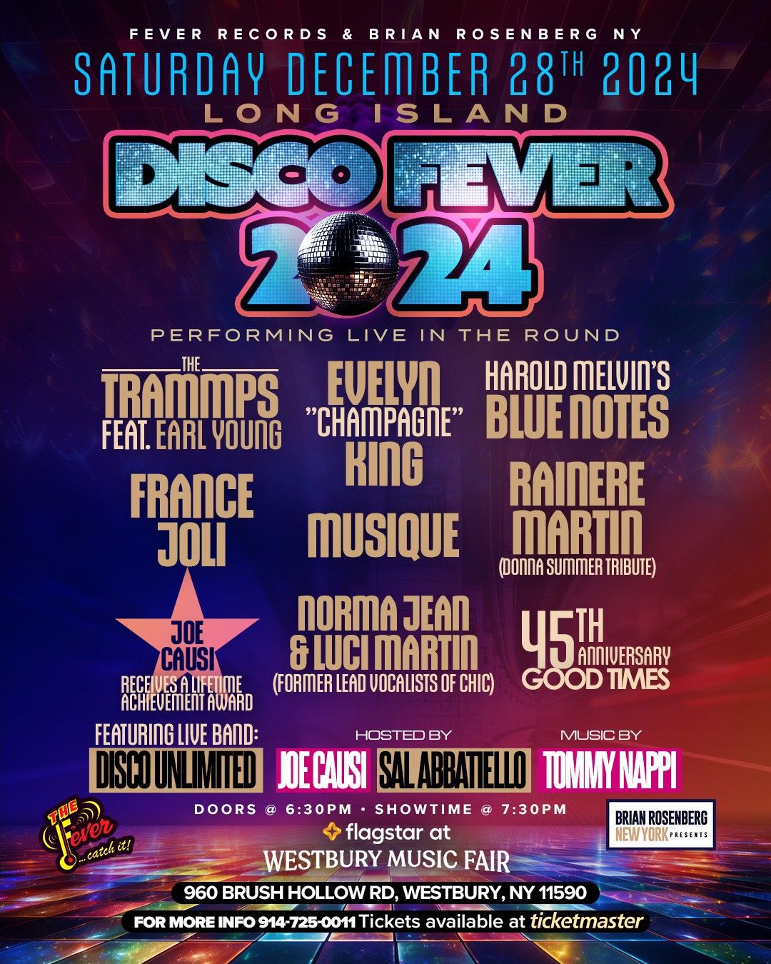 Disco Fever @ Flagstar Wesrbury Music Fair Westbury NY