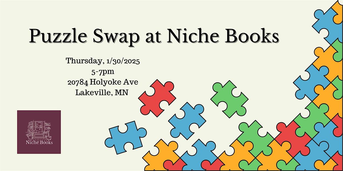 Puzzle Swap at Niche Books