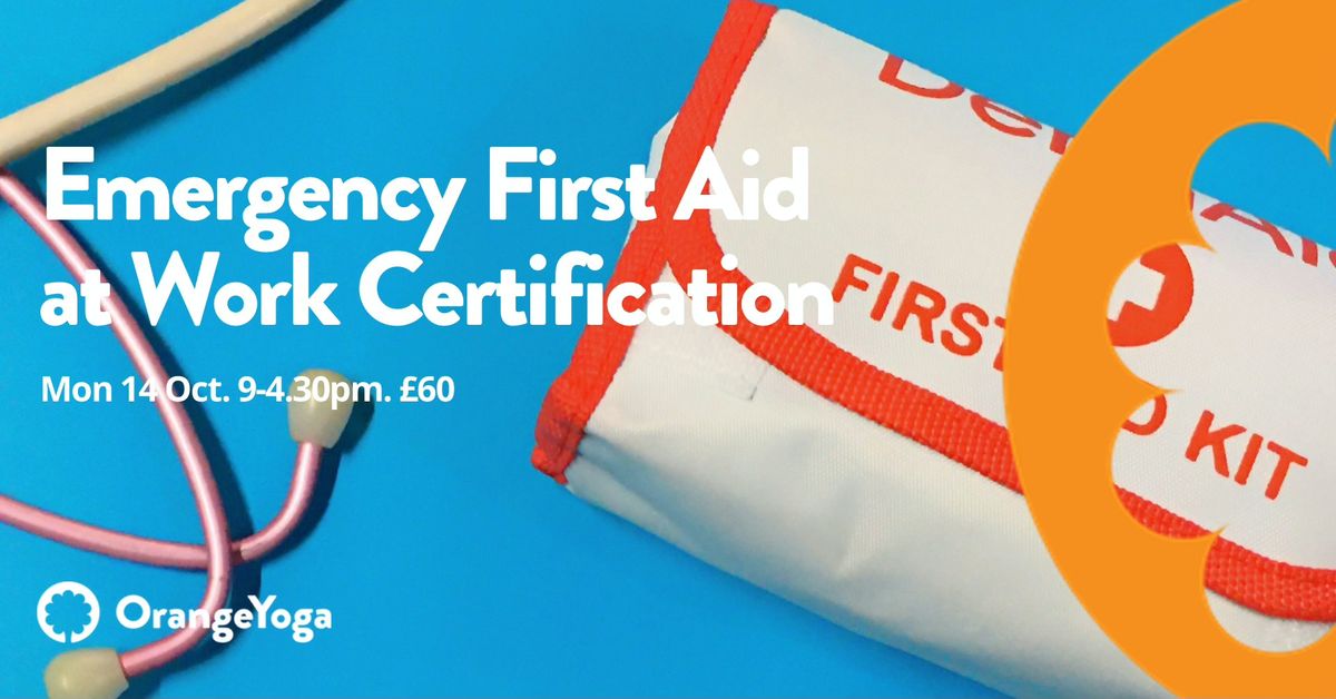 Emergency First Aid at Work Certification with Alan Willetts