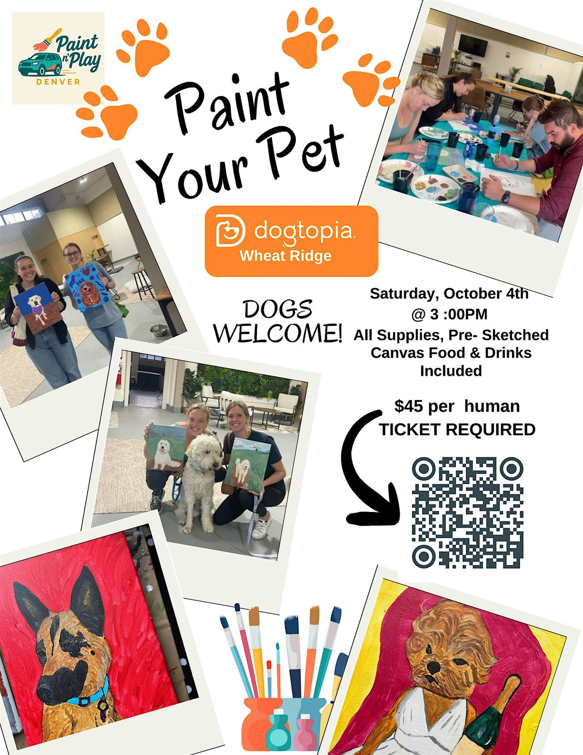 Paint Your Pet at Dogtopia Wheat Ridge