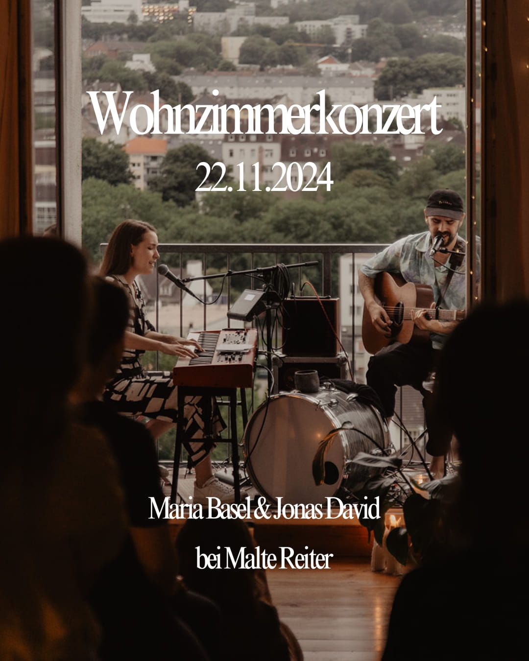 Wohnzimmerkonzert Maria Basel & Jonas David