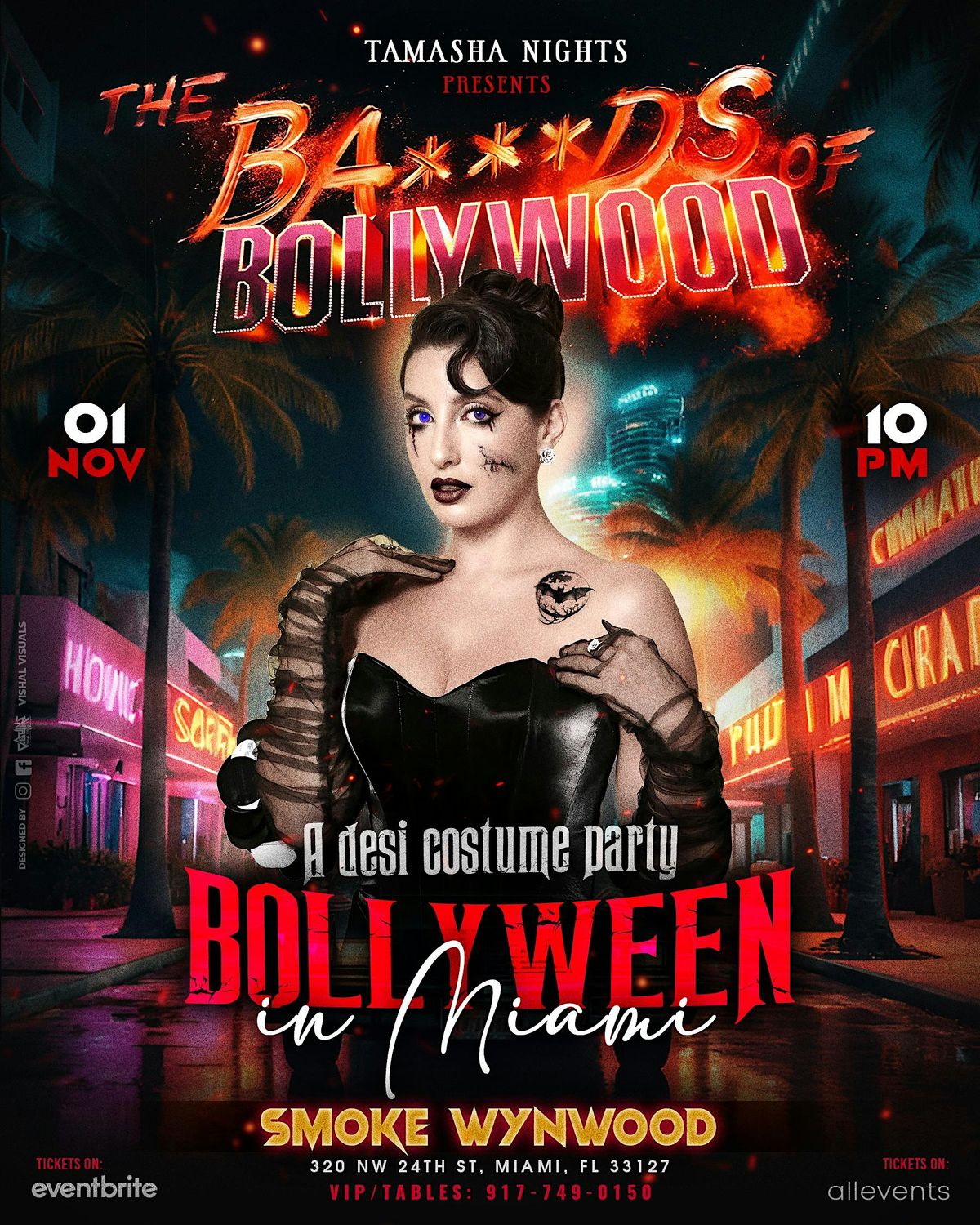 MIAMI BA***DS OF BOLLYWOOD, A DESI COSTUME PARTY @SMOKE WYNWOOD