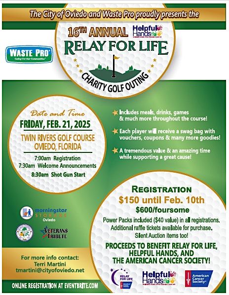 16th Annual Relay for Life Golf Outing