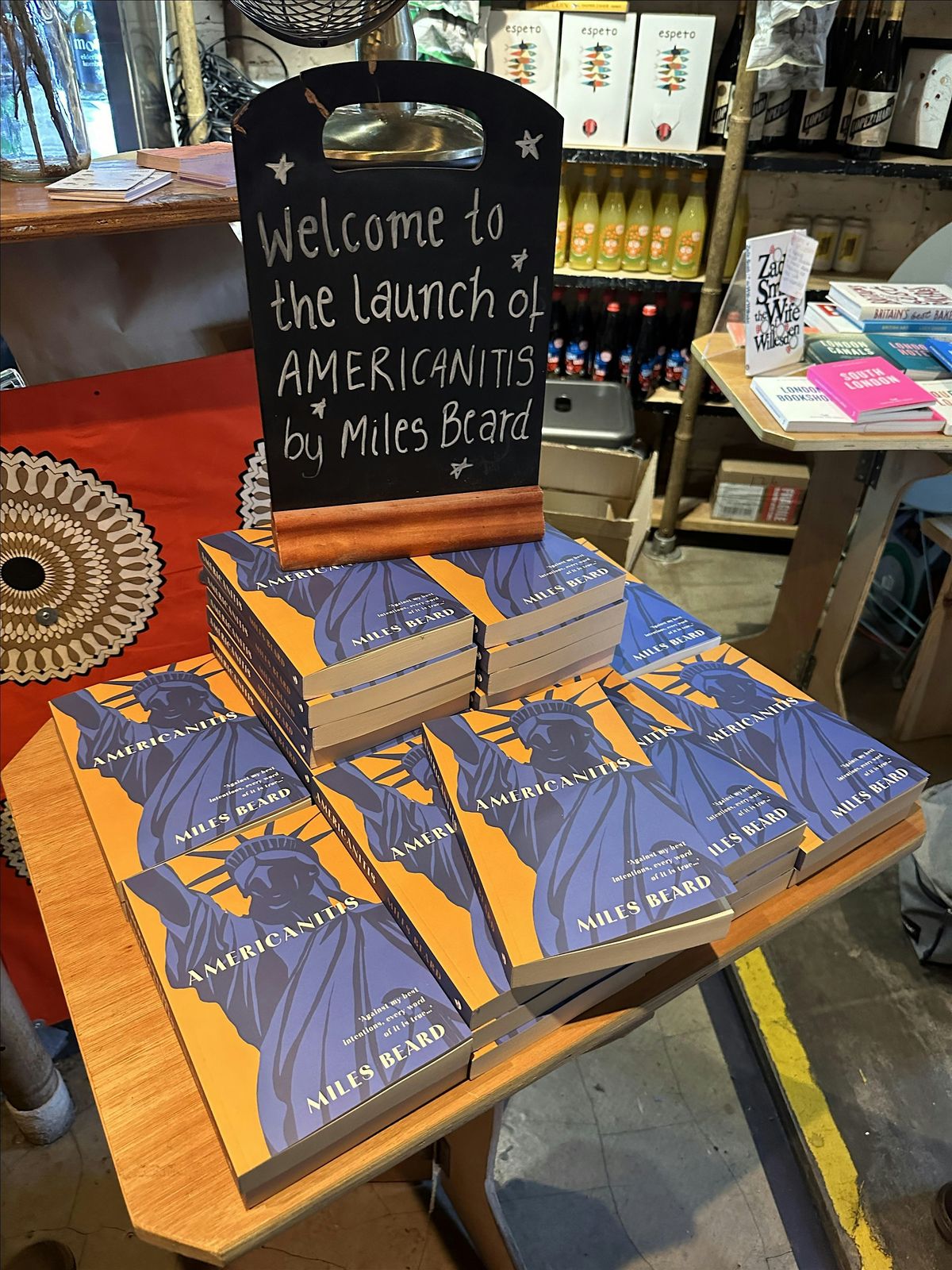 Book Launch: "Americanitis" by Miles Beard