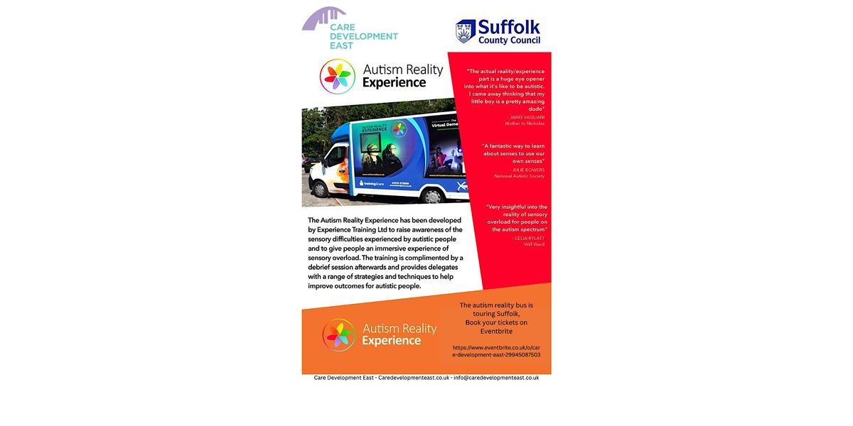 Autism Reality Experience - Ipswich (pm)