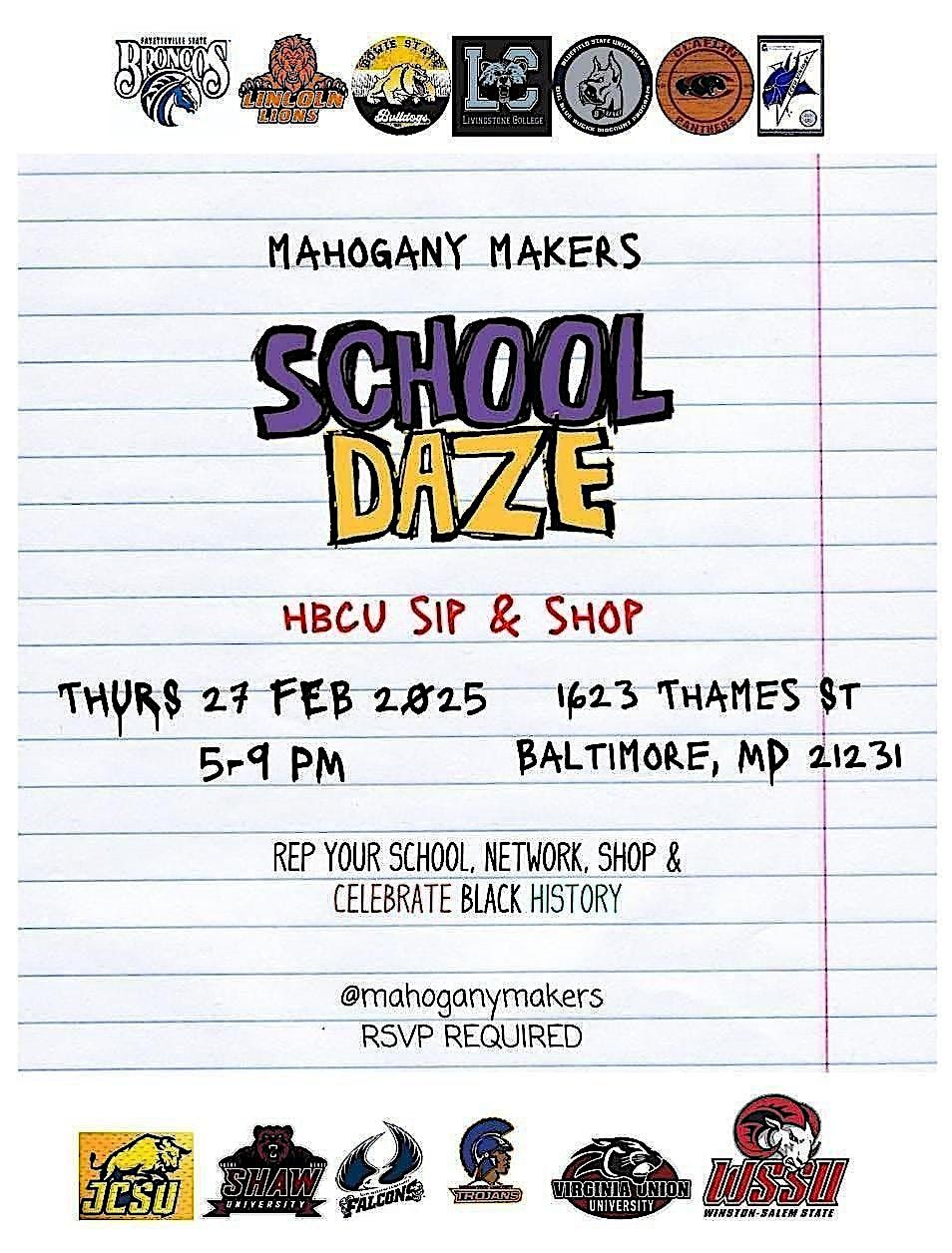 HBCU Sip & Shop