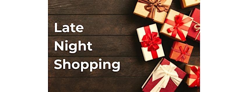 Late Night Shopping with Cats Protection Derby