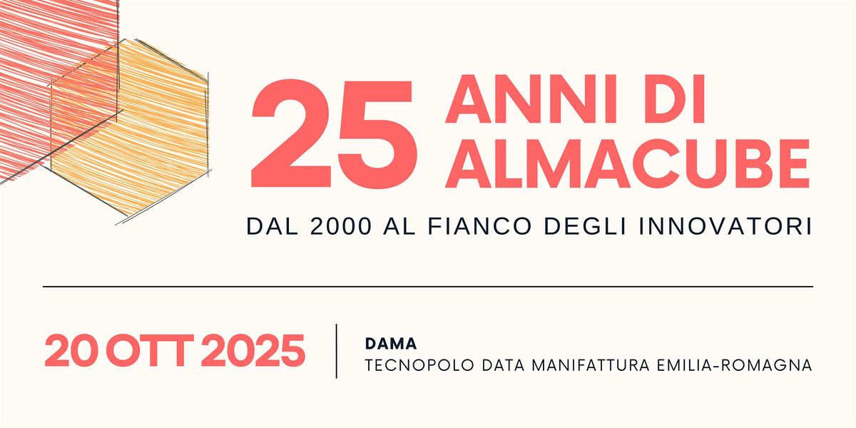 25\u00b0 Anniversario Almacube