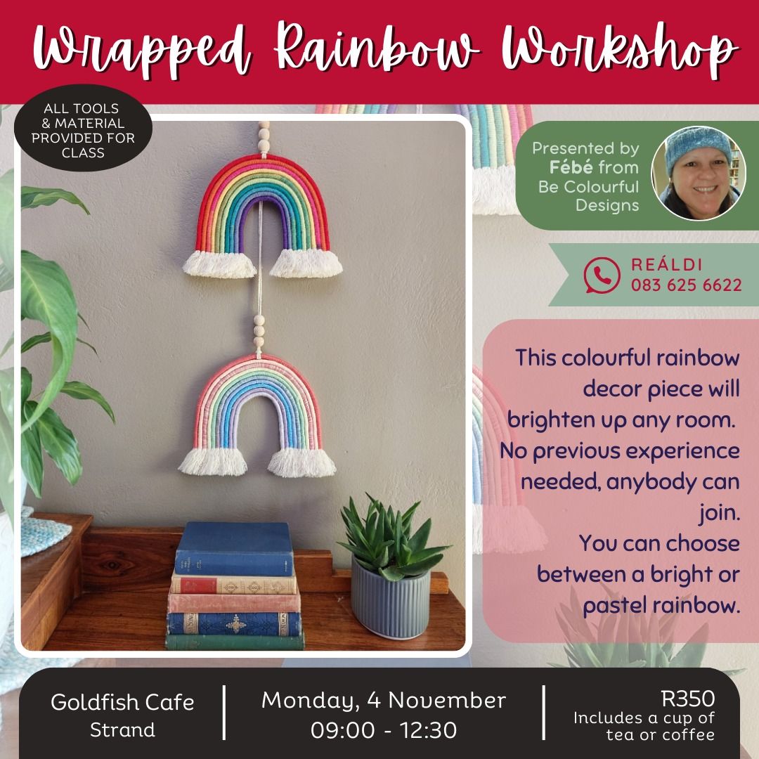 Wrapped Yarn-Rainbow Workshop