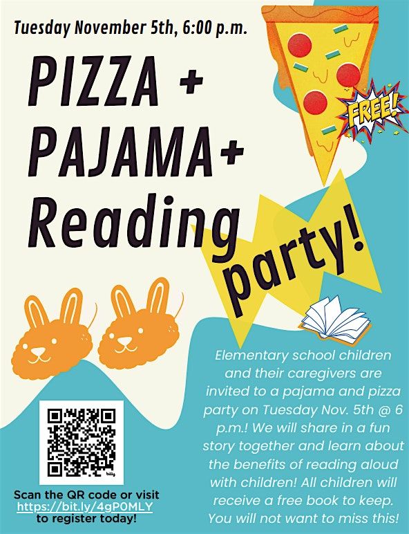 Read Together: Pizza, Pajamas, & Reading Party