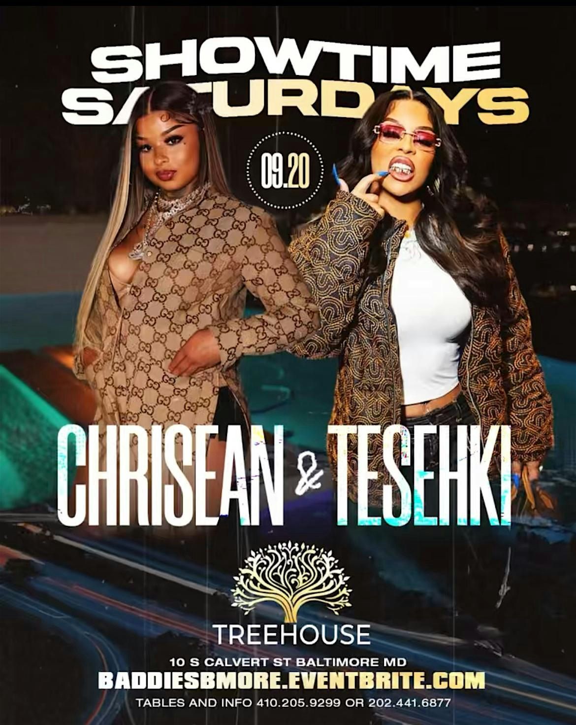Chrisean & Tesehki hosts at Treehouse