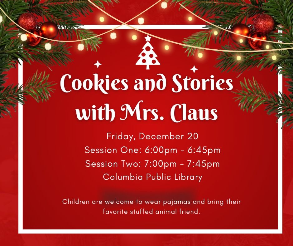 Cookies and Stories with Mrs. Claus