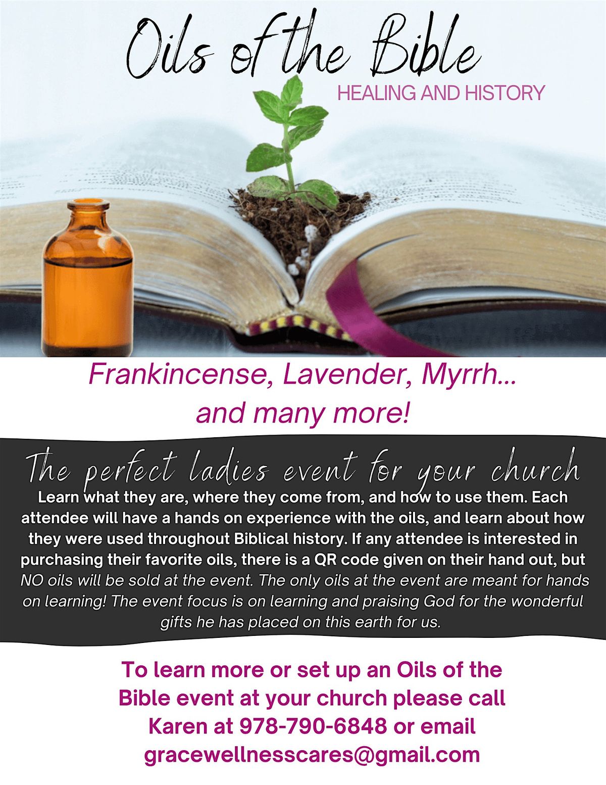 Oils Of The BIBLE Workshop