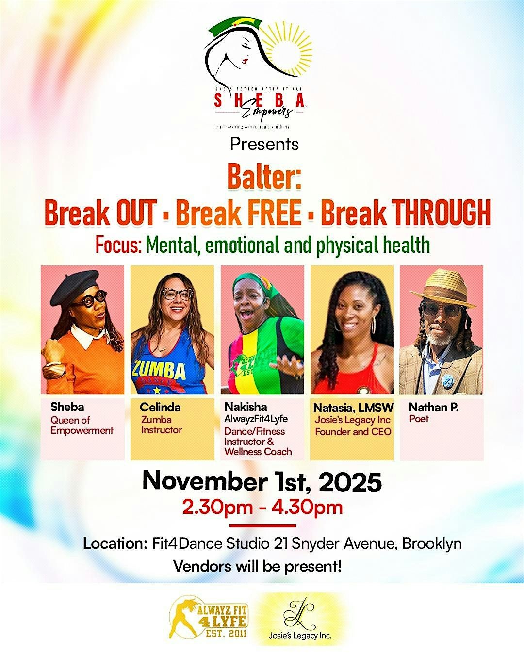 Balter: Break OUT,  Break FREE, Break THROUGH
