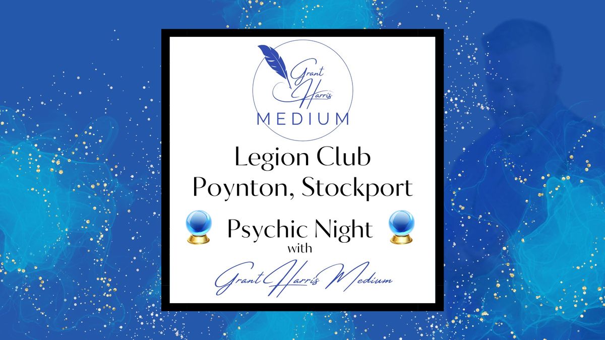 Legion Club, Poynton - Evening of Mediumship 