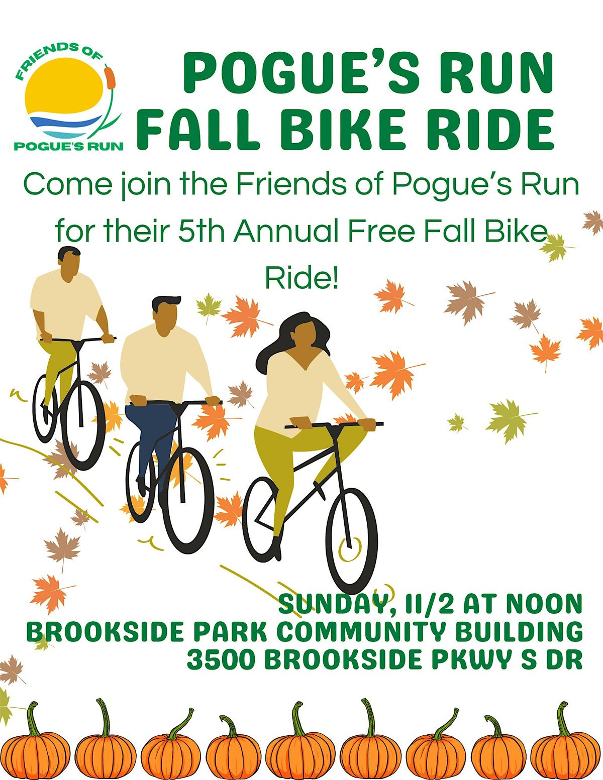 Pogue's Run Free Fall Bike Ride