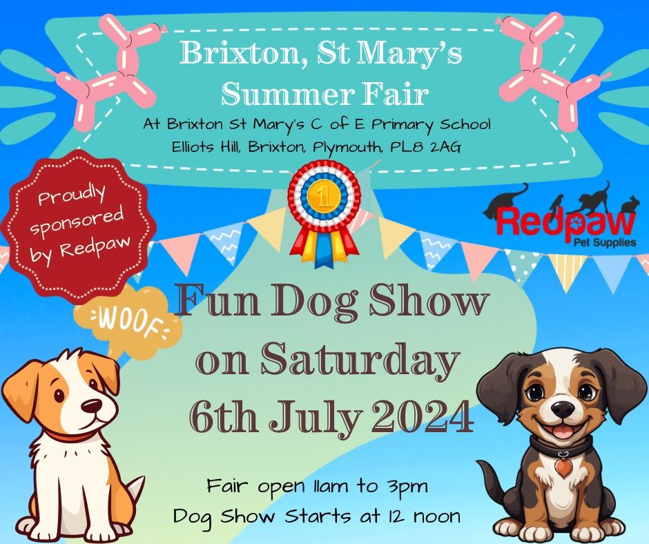 Fun Dog Show in conjunction with Brixton St Mary\u2019s Summer Fair 