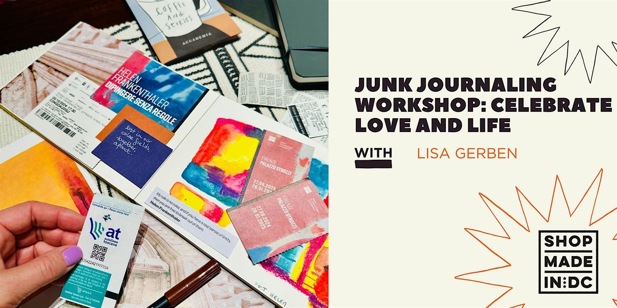 Junk Journaling Workshop: Celebrate Love and Life w\/ Lisa Gerben