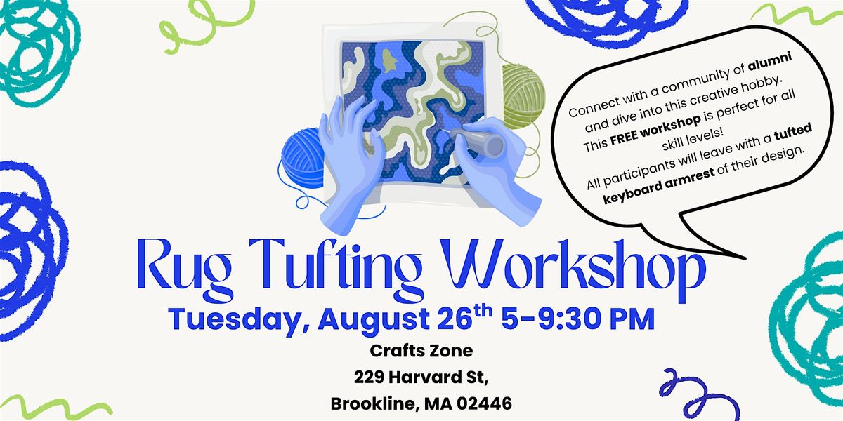Rug Tufting Workshop with MassNFCA