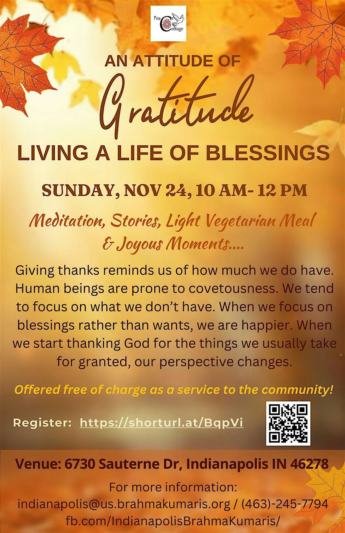 An Attitude of Gratitude - Living a Life of Blessings